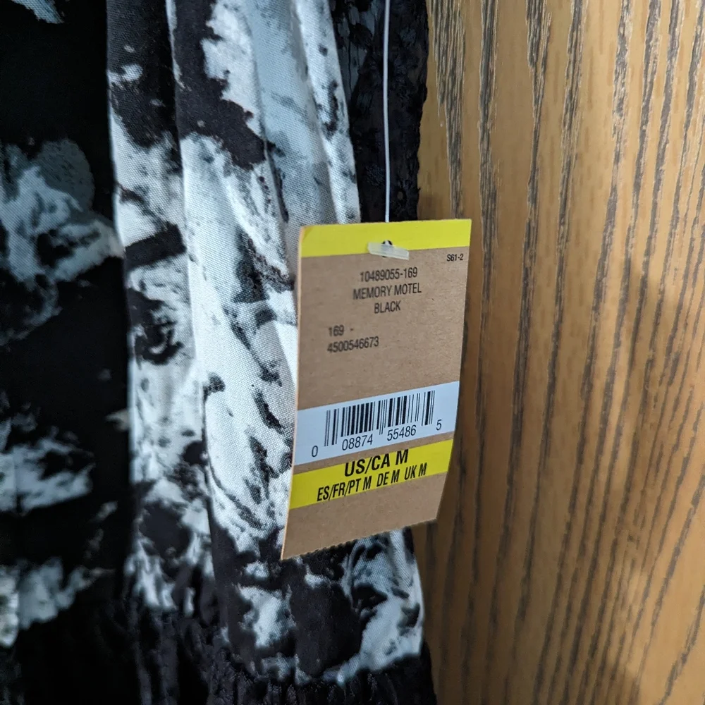 Rachel Roy Memory Motel Black Sleeveless Eyelet Dress, Size Medium, NWT - Picture 4 of 4